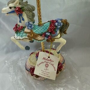 Carousel Horse Figurine - Multicolor